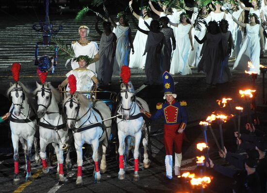 Full dress rehearsal of Spasskaya Tower Festival