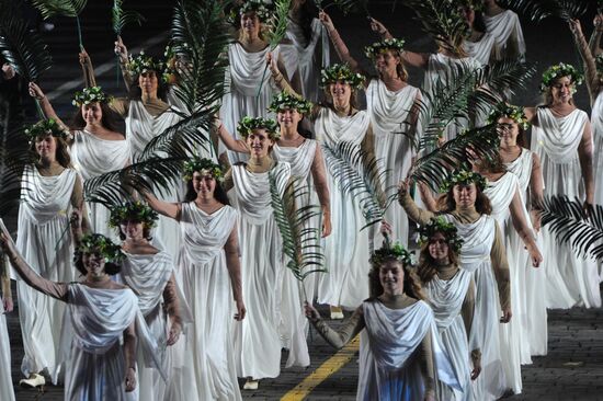 Full dress rehearsal of Spasskaya Tower Festival