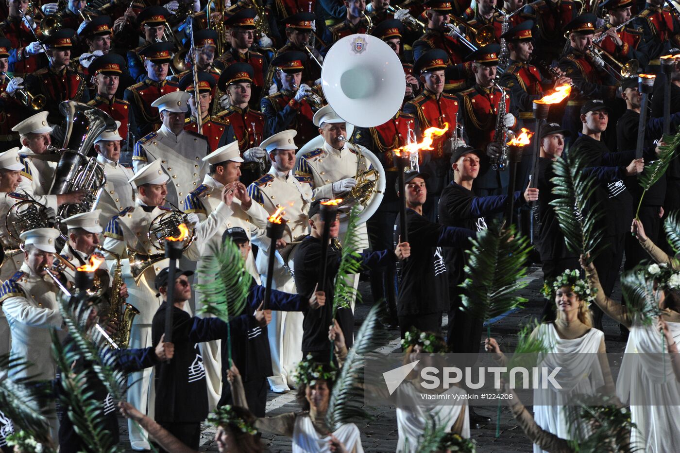 Full dress rehearsal of Spasskaya Tower Festival