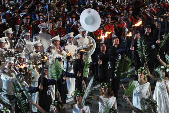 Full dress rehearsal of Spasskaya Tower Festival