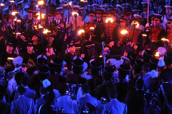 Full dress rehearsal of Spasskaya Tower Festival