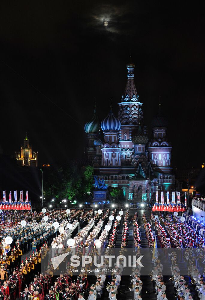 Full dress rehearsal of Spasskaya Tower Festival