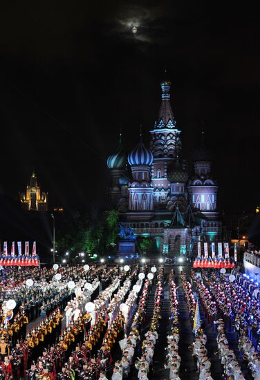 Full dress rehearsal of Spasskaya Tower Festival