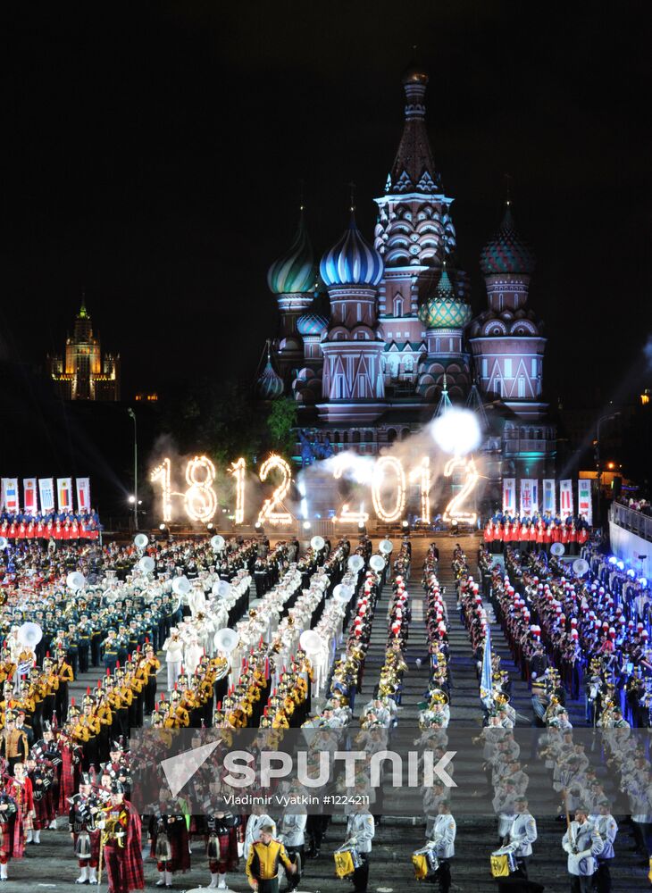 Full dress rehearsal of Spasskaya Tower Festival