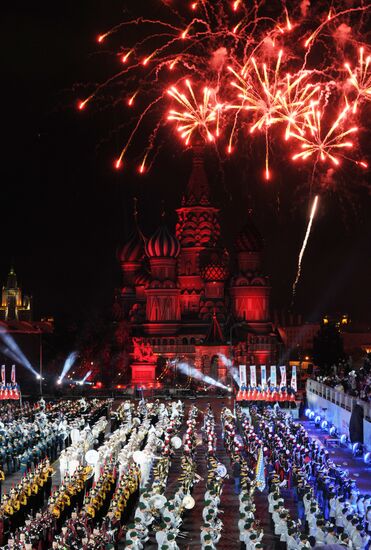 Full dress rehearsal of Spasskaya Tower Festival