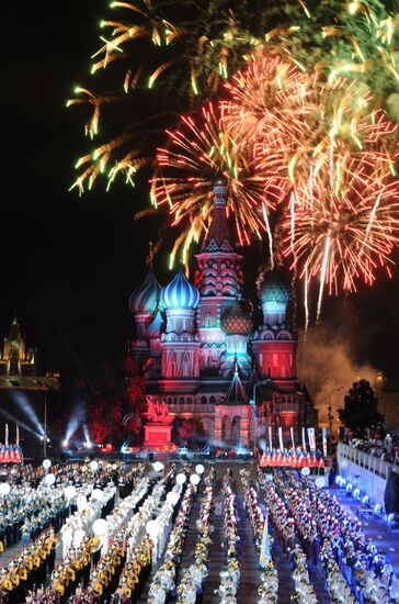 Full dress rehearsal of Spasskaya Tower Festival