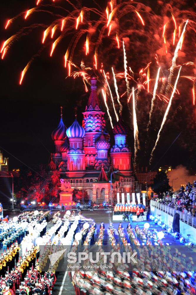 Full dress rehearsal of Spasskaya Tower Festival