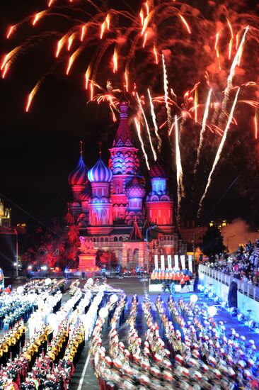 Full dress rehearsal of Spasskaya Tower Festival