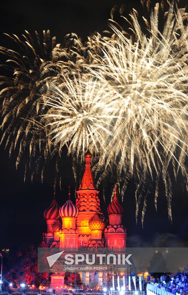 Full dress rehearsal of Spasskaya Tower Festival