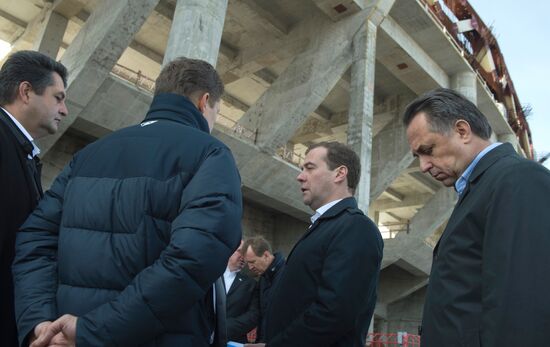 Dmitry Medvedev's working visit to St. Petersburg