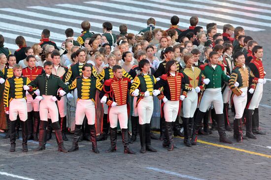 Opening ceremony of Spasskaya Tower 2012 festival
