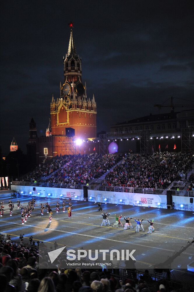 Opening ceremony of Spasskaya Tower 2012 festival