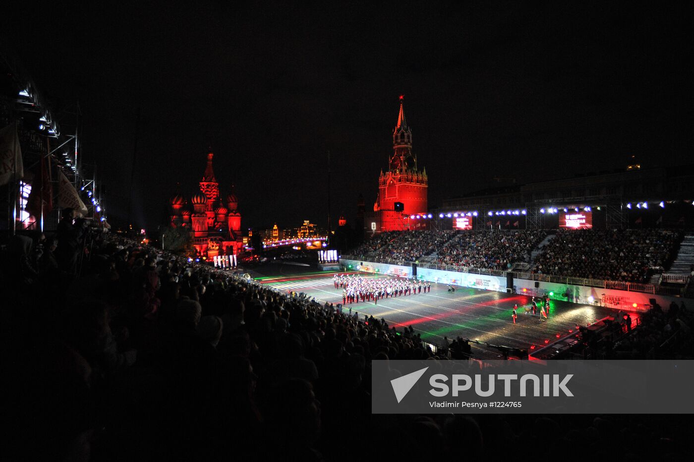 Opening ceremony of Spasskaya Tower 2012 festivalq