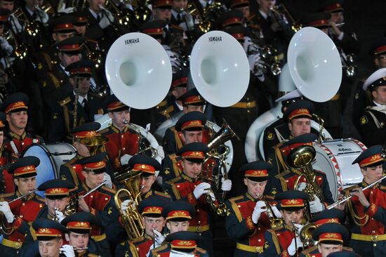 Opening ceremony of Spasskaya Tower 2012 festival