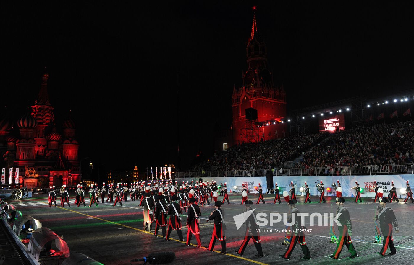 Opening ceremony of Spasskaya Tower 2012 festival