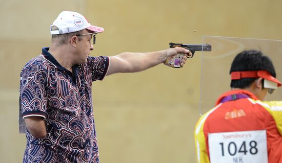 Paralympics 2012. Men's shooting. Pistol