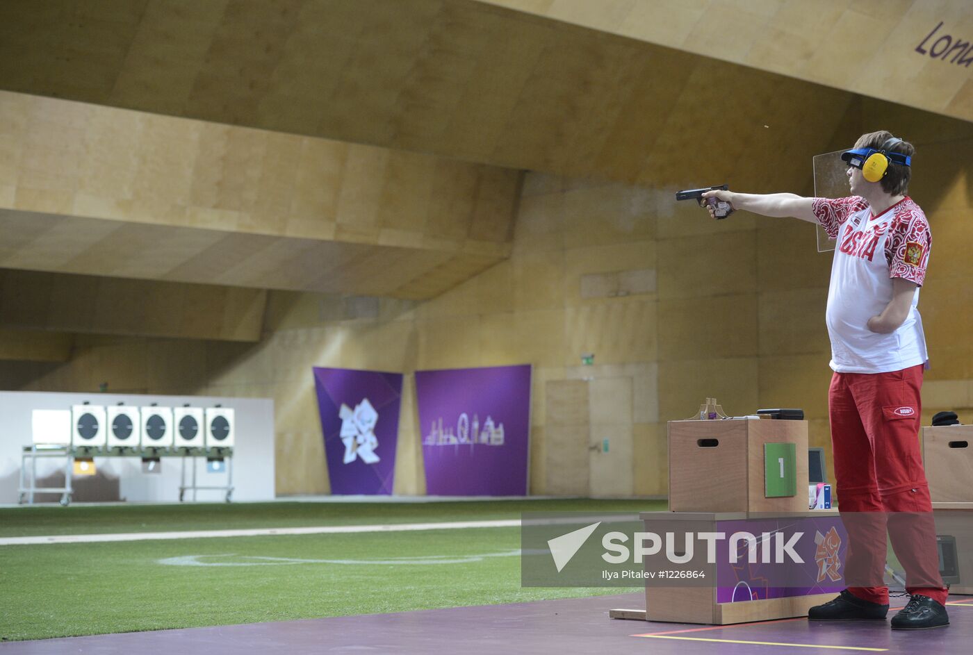 Paralympics 2012. Men's shooting. Pistol