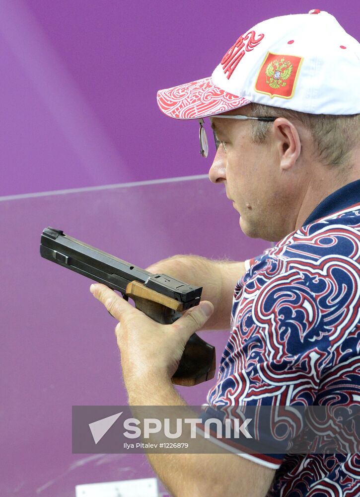 Paralympics 2012. Men's shooting. Pistol