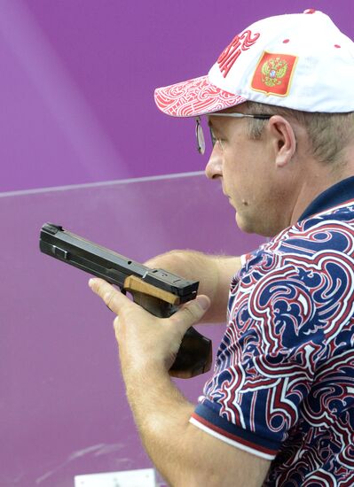 Paralympics 2012. Men's shooting. Pistol