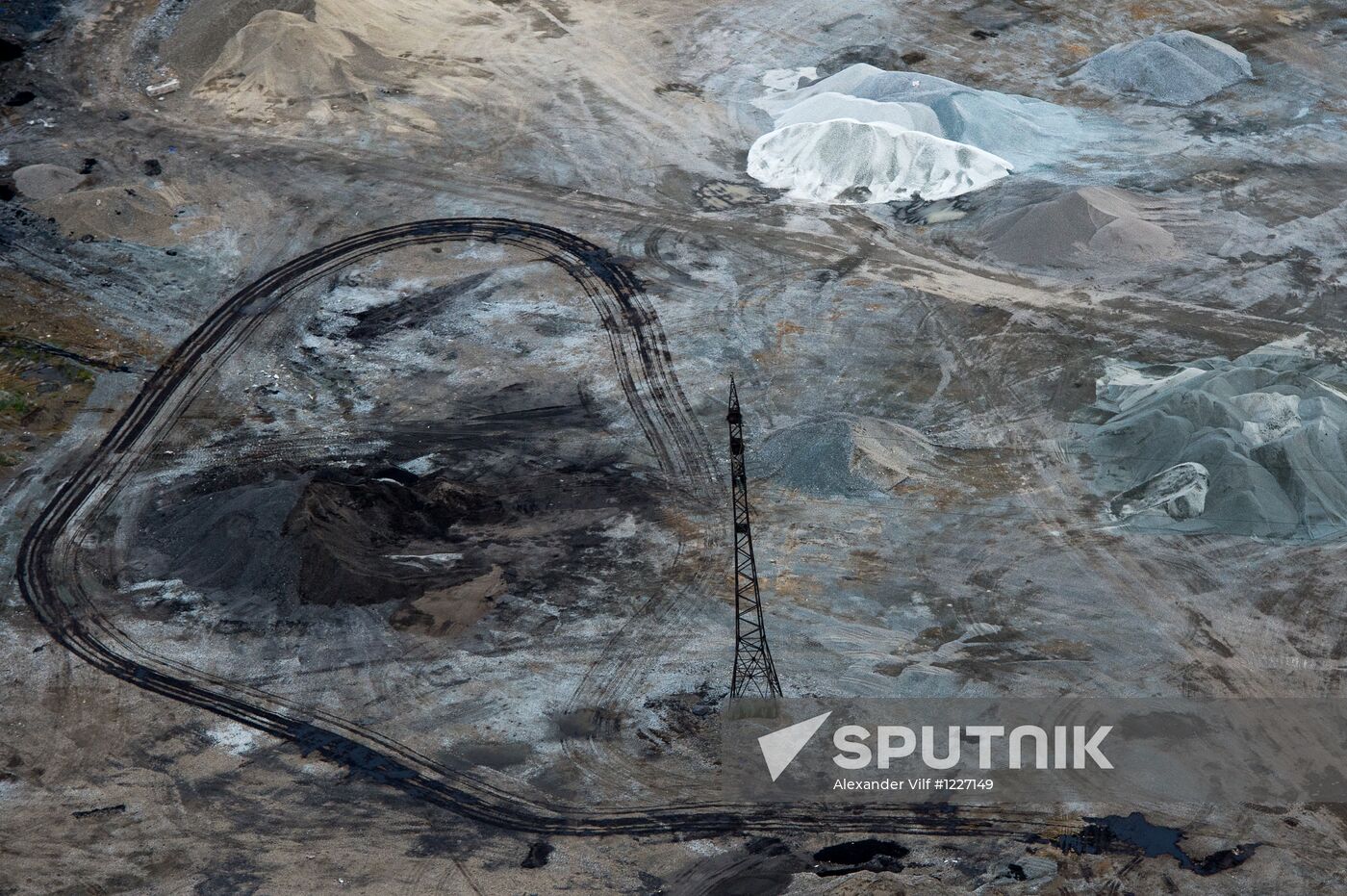Vladivostok and Russky Island as seen from helicopter