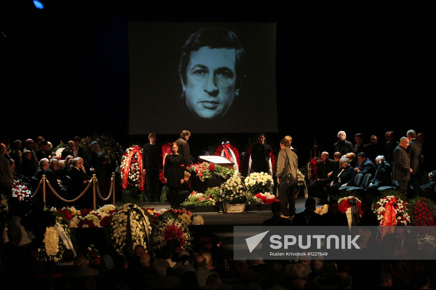 Funeral service for actor Igor Kvasha