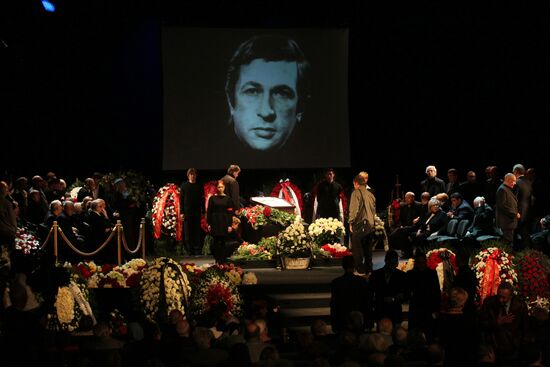 Funeral service for actor Igor Kvasha