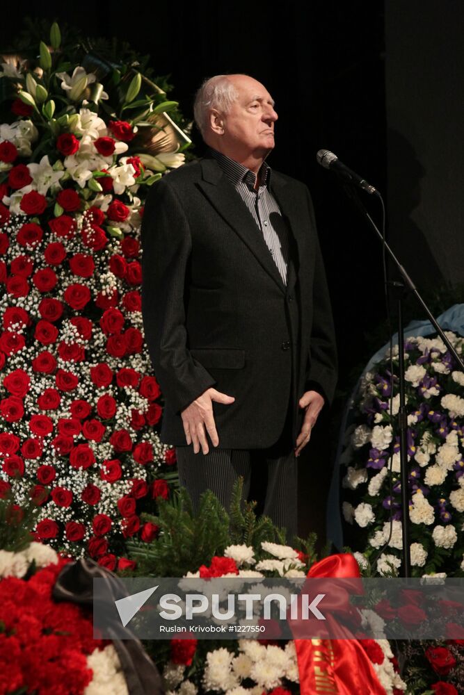 Funeral service for actor Igor Kvasha