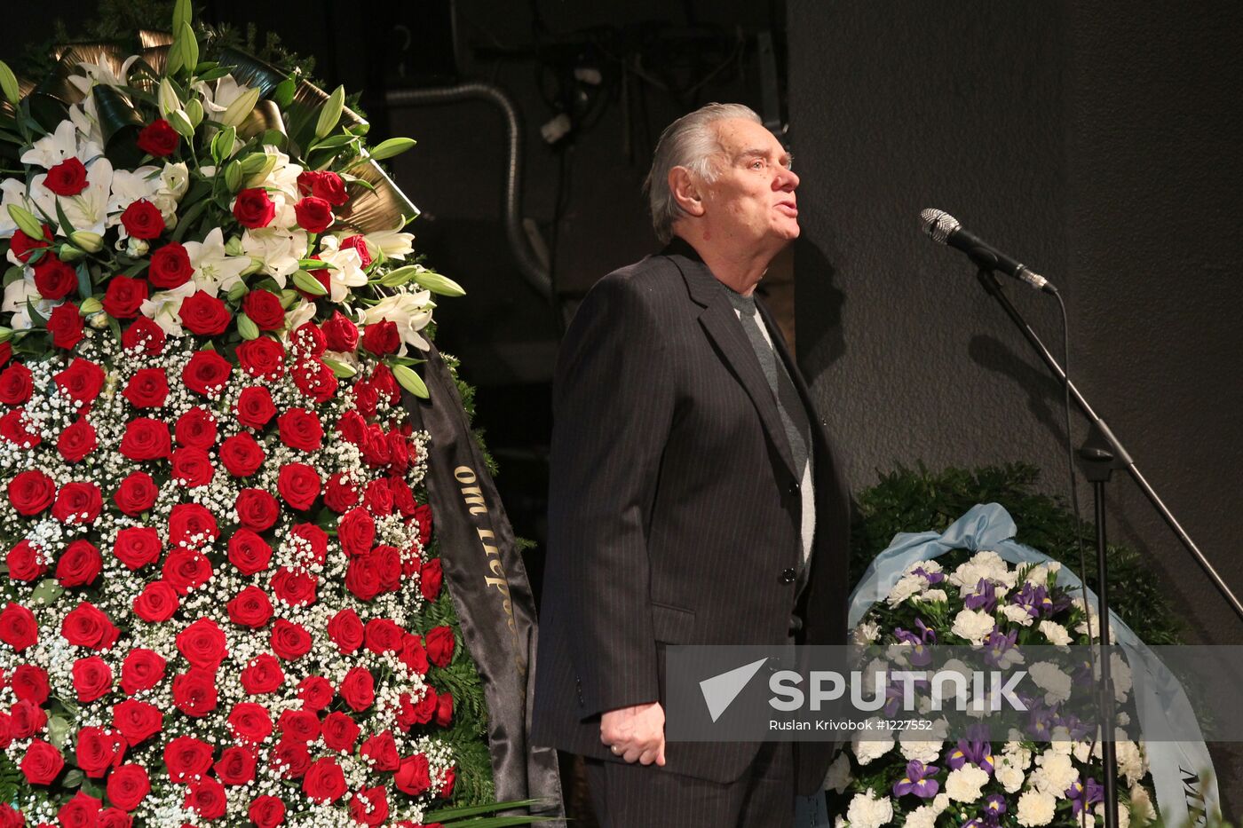 Funeral service for actor Igor Kvasha