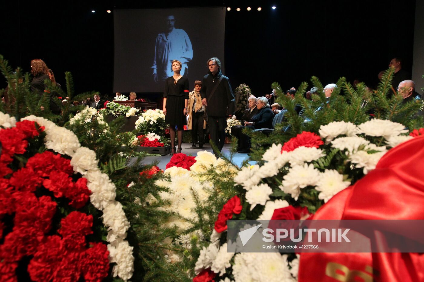 Funeral service for actor Igor Kvasha