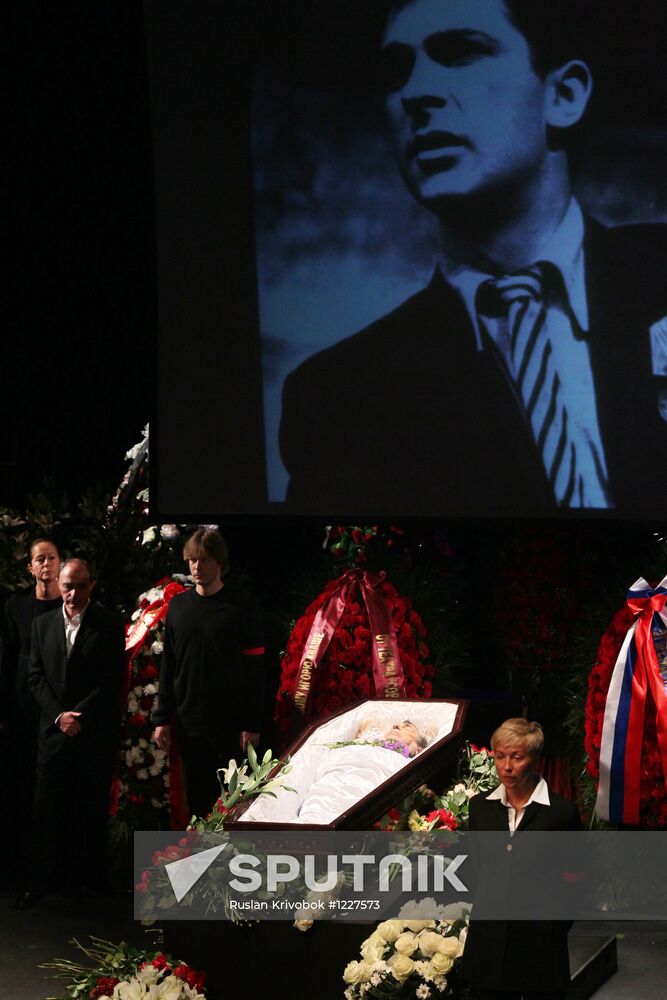 Funeral service for actor Igor Kvasha