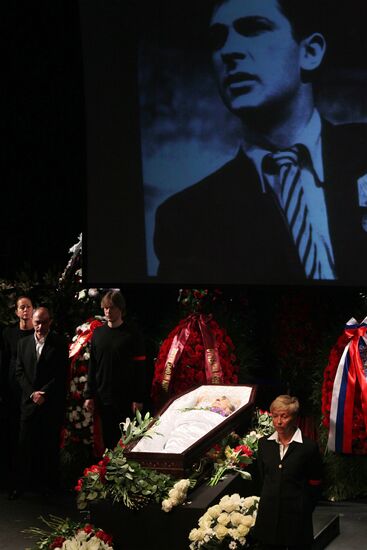 Funeral service for actor Igor Kvasha