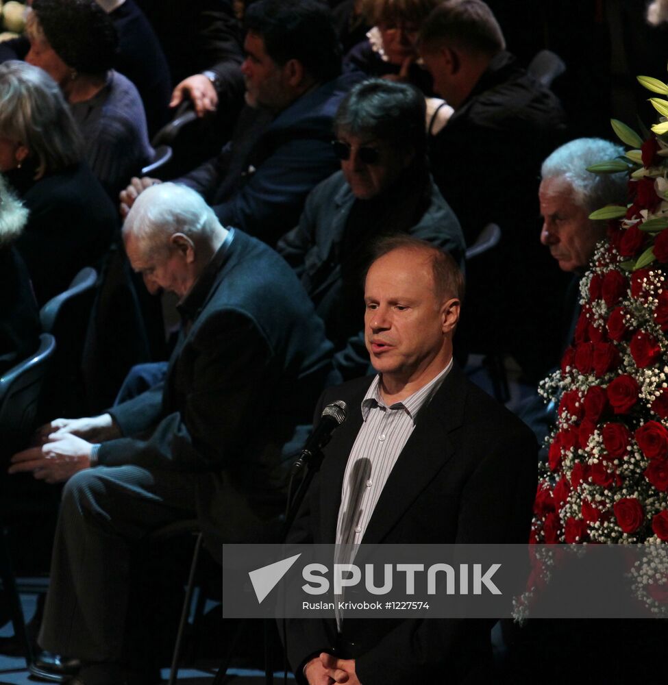 Funeral service for actor Igor Kvasha