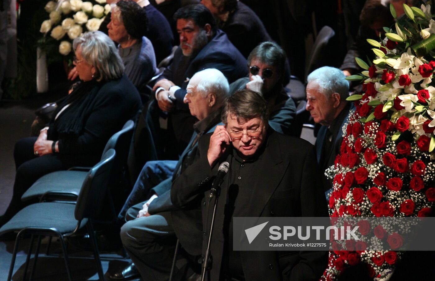 Funeral service for actor Igor Kvasha