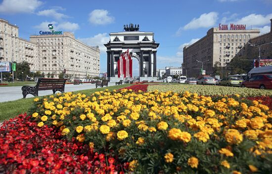 Triumphal Gates after-restoration opening