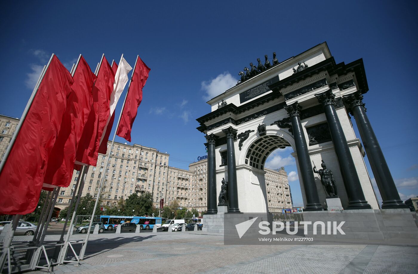 Triumphal Gates after-restoration opening