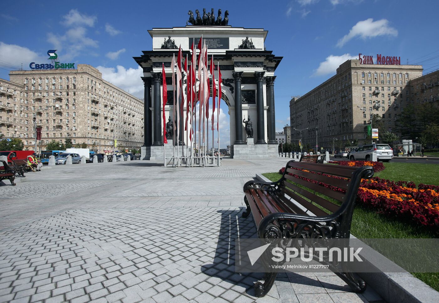 Triumphal Gates after-restoration opening