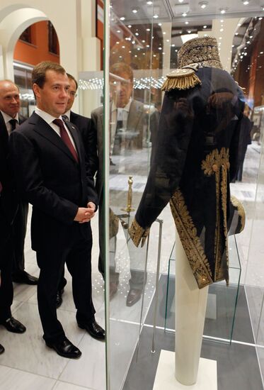 Medvedev attends 1812 Patriotic War Museum opening ceremony