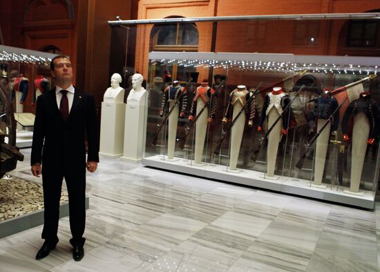 Medvedev attends 1812 Patriotic War Museum opening ceremony