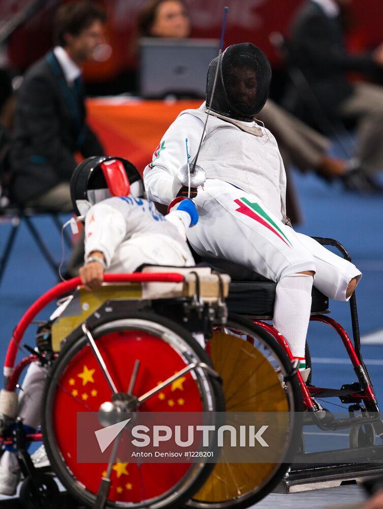 Paralympics 2012 Wheelchair Fencing. Women