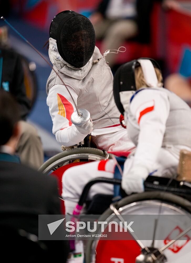 Paralympics 2012 Wheelchair Fencing. Women