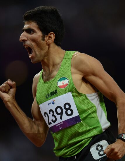 Iran's athlete Nasiri Bazanjani