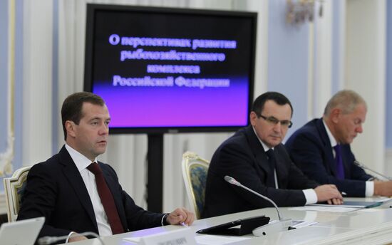 Government meeting on Russian fishing indutry
