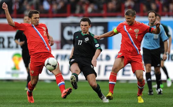 FIFA 2014 World Cup Preliminaries. Russia vs. Northern Ireland