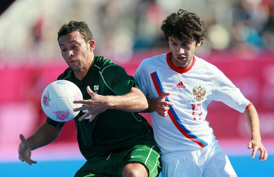 Paralympics 2012. Football semifinals. Russia vs. Brazil