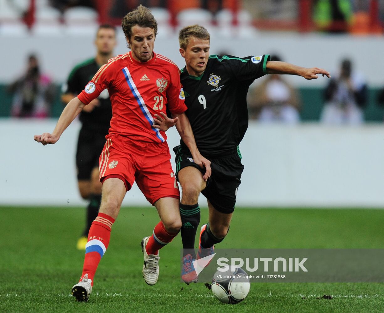 2014 FIFA World Cup qualifying match Russia vs. Northern Ireland