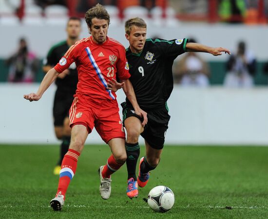 2014 FIFA World Cup qualifying match Russia vs. Northern Ireland