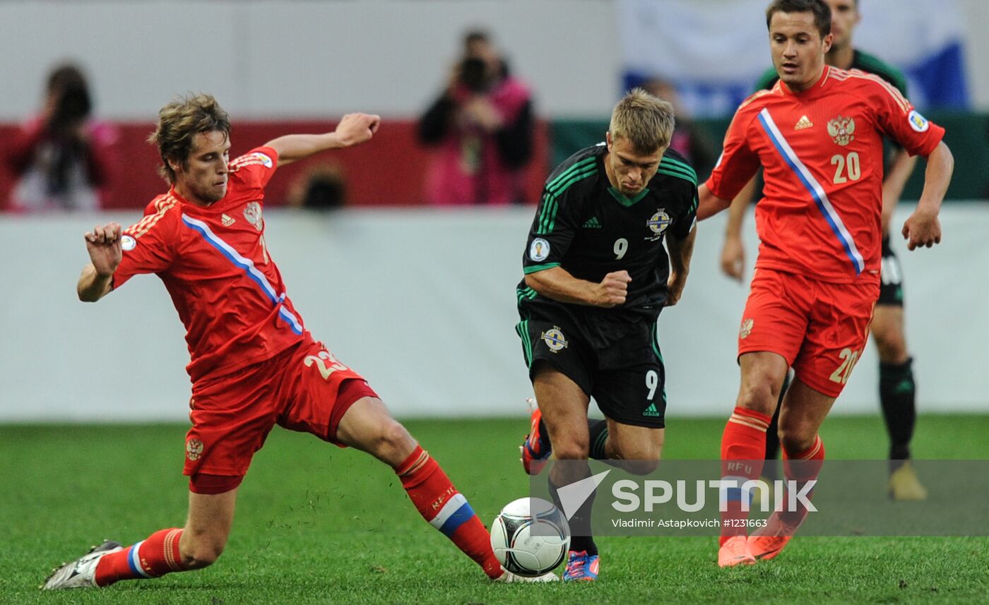 2014 FIFA World Cup qualifying match Russia vs. Northern Ireland