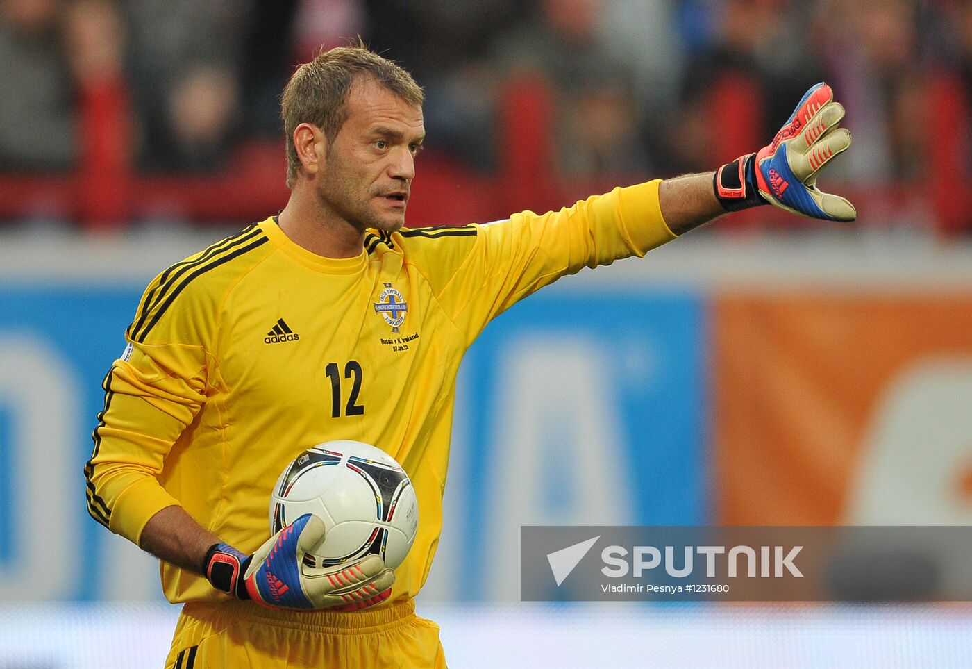 2014 FIFA World Cup qualifying match Russia vs. Northern Ireland
