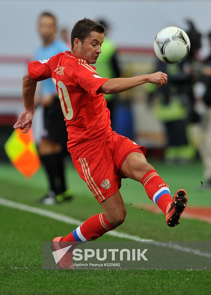 2014 FIFA World Cup qualifying match Russia vs. Northern Ireland
