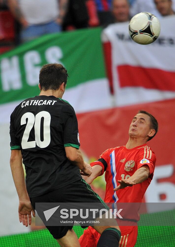 2014 FIFA World Cup qualifying match Russia vs. Northern Ireland